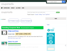 Tablet Screenshot of couponsofa.com